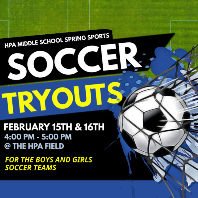 Middle School Spring Soccer Tryouts